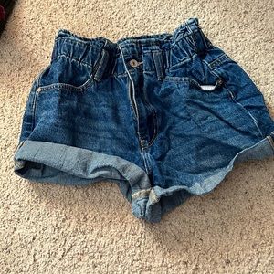 KanCan Paperbag Shorts- High Rise